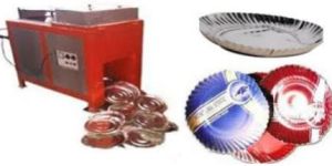 Semi Automatic Wrinkle Paper Plate Making Machine