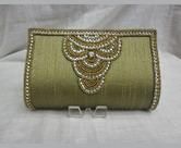 Designer Partywear Art Silk Clutch