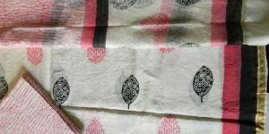 Unstitched Chanderi Suits