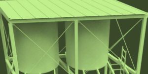 Bamboo Water Tank Shelter