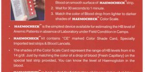 Haemoglobin Color Scale