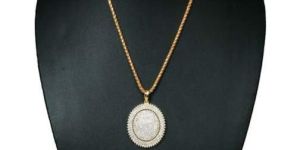 CZ Diamond Pendant Set