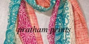 Block Printed Woolen Stoles