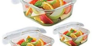 Square Dish with Lid Set