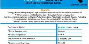 LED OT LIGHT DOUBLE DOME