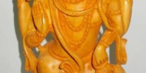 Wooden Shiva Statue