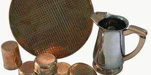 Copper Steel Dinner Set