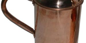 Genuine Pure Copper Curved Jug 1.6 Litre Capacity