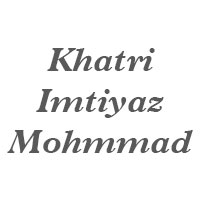 Khatri Imtiyaz Mohmmad