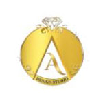 Diamond Studded Gold Bangle