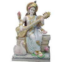 Marble Saraswati Statue