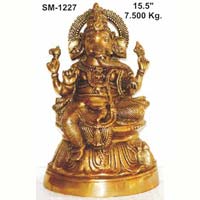 Brass Ganesha Statue