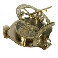 Brass Sundial Compass