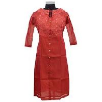 Cotton Silk Kurti