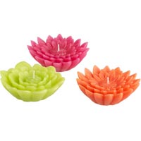 Floating Flower Candles