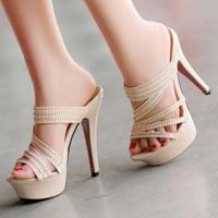 High Heel Slippers