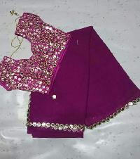 Mirror Work Saree