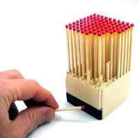 Wax Safety Matches