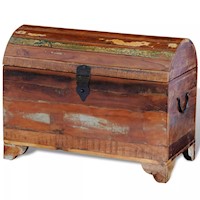 Antique Wooden Trunk