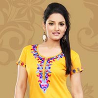 Chanderi Silk Kurtis