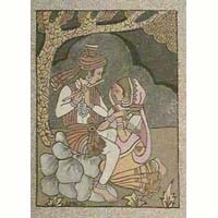 Gopal Krishna Sand Painting