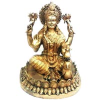 Lakshmi Brass Statue
