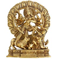 Durga Brass Statue