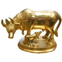 Brass Cow Statues