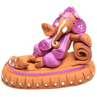 Terracotta Ganesha Statue
