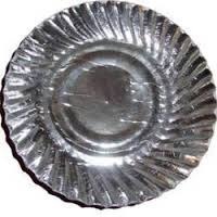 Silver Foil Paper Plates