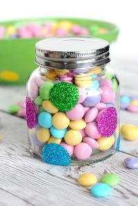 Glass Candy Jar