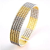 White Gold Bangles