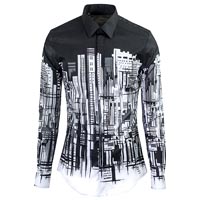 Men Printed Cotton Shirt