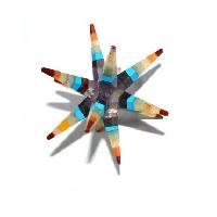 Gemstone Merkaba Stars