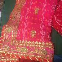 Gota Work Saree
