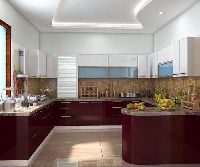 G Shaped Modular Kitchen