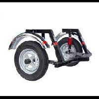 Handicapped Scooter Side Wheel Attachment