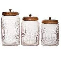 Decorative Glass Jar