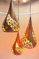 Wooden Hanging Ceiling Pendant Lights & Lamps