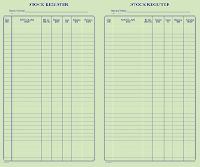 Stock Register