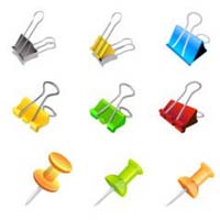 Stationery And Office Paper Clips