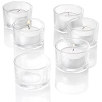 Glass Candle Holders