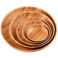 Wooden Dinner Plate
