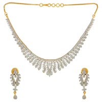 American Diamond Necklace Set