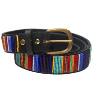 Beaded Leather Belts