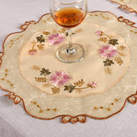 Embroidered Mats