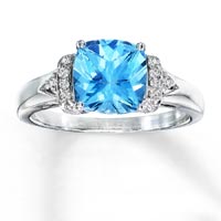 Blue Topaz Rings