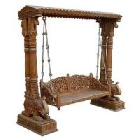 Wooden Carved Swing