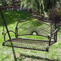 Wrought Iron Swing