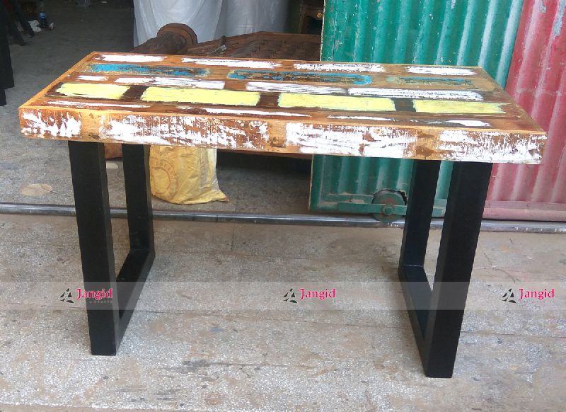 INDIAN VINTAGE INDUSTRIAL BAR TABLE